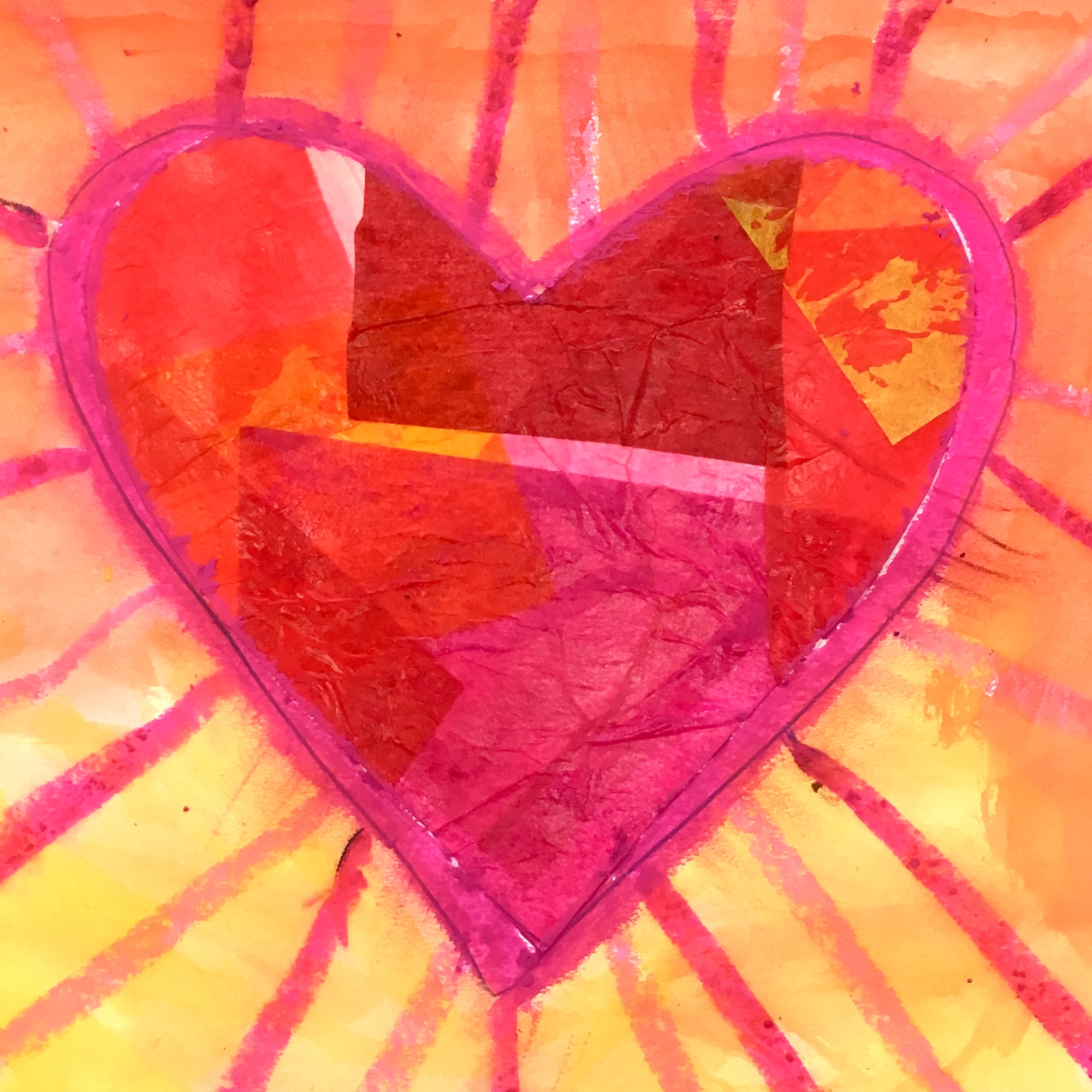 All You Need Is Love!—mixed Media Hearts By My Special Education 