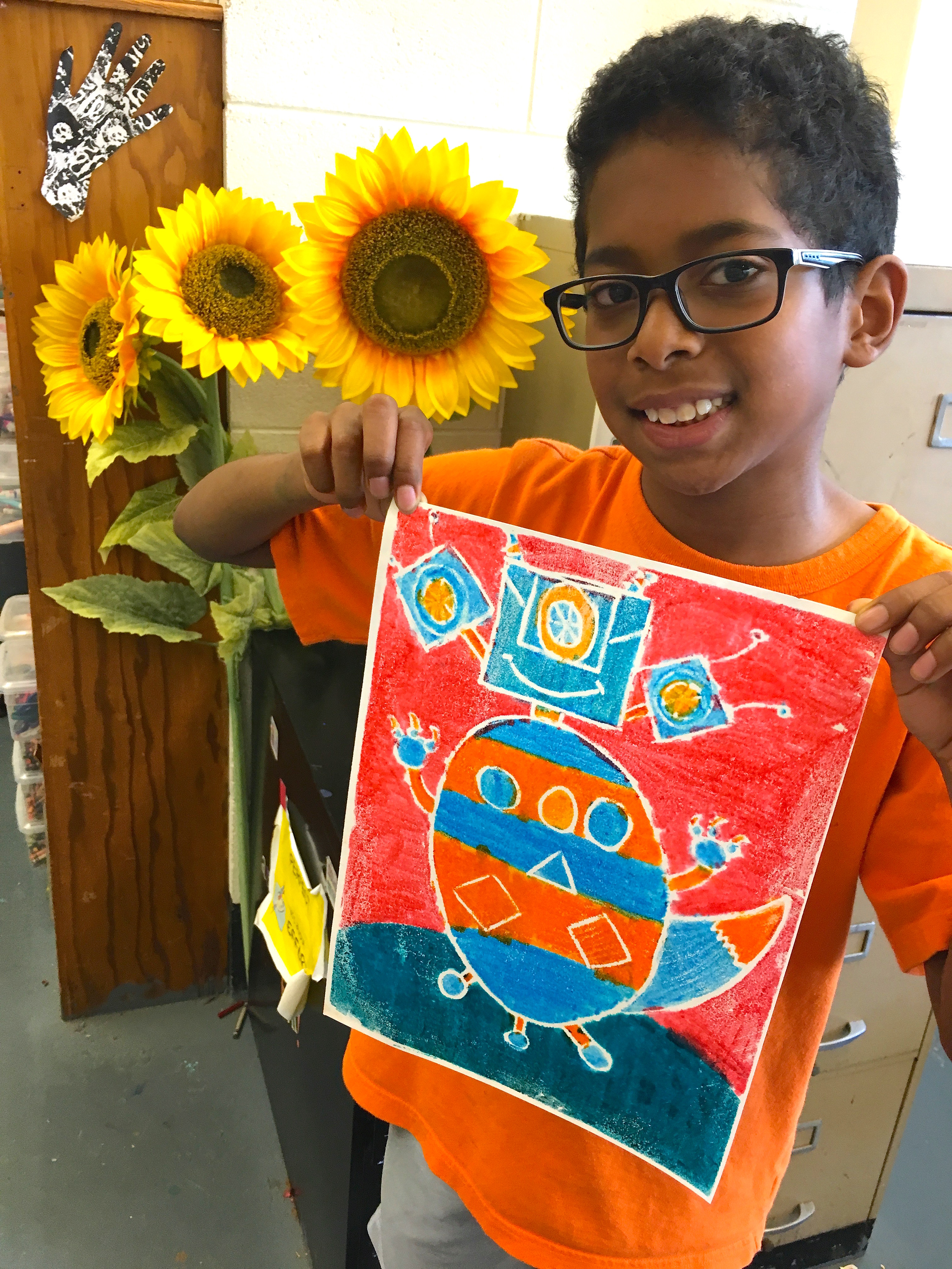 3rd Grade- Complementary Creature Prints! – Art with Mrs Filmore