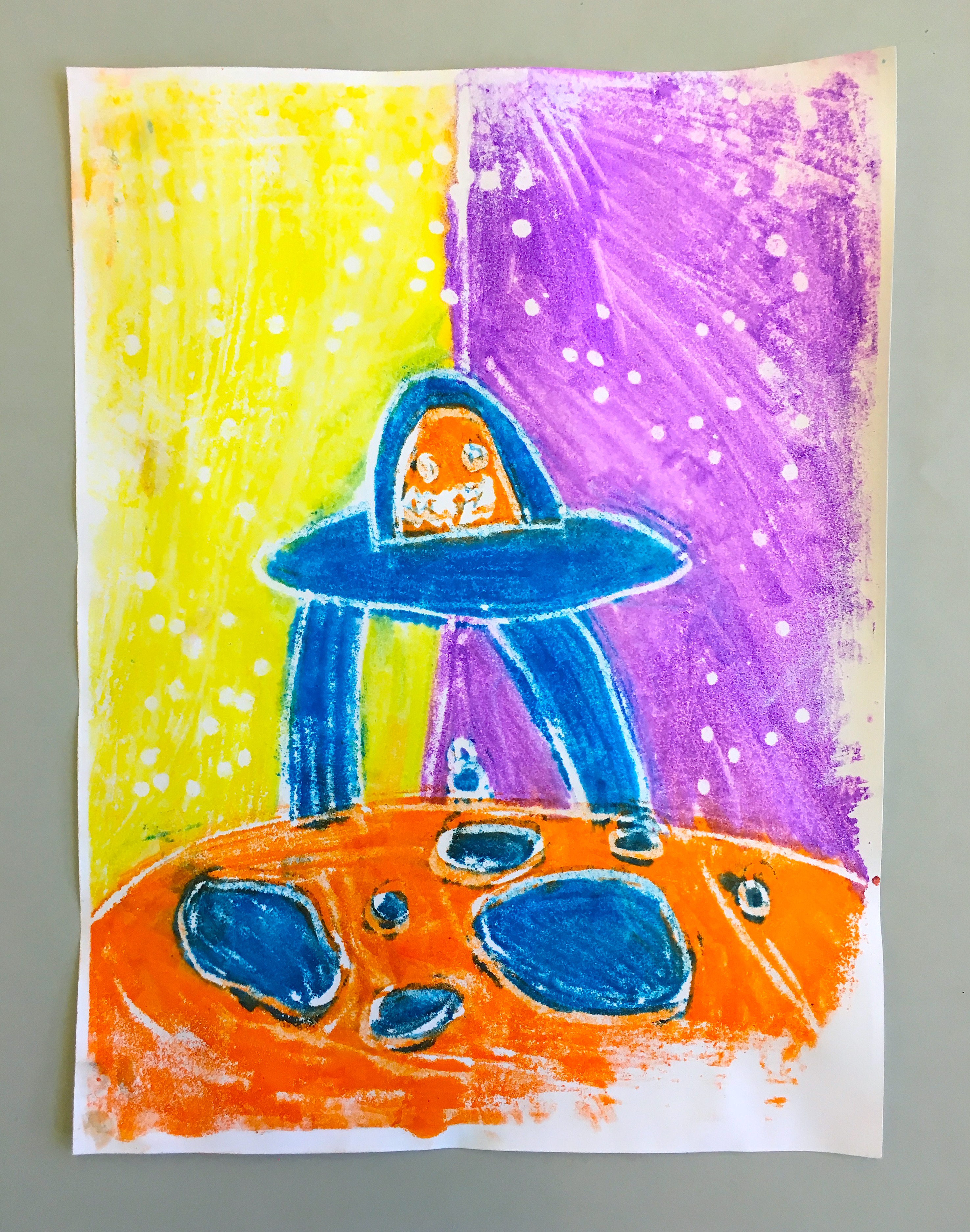 3rd Grade- Complementary Creature Prints! – Art with Mrs Filmore